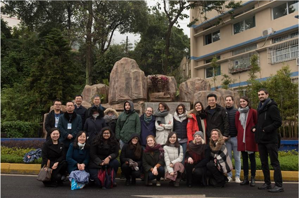 清华大学环境学院中法高级硕士技术交盛行参观调查宜宾欧博ABG