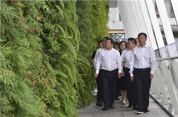 四川天府新区党工委书记周先毅带队调研欧博ABG集团